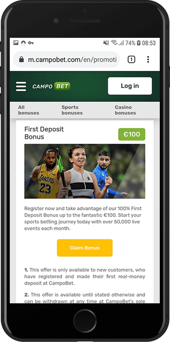 Campobet bonus dobrodošlice