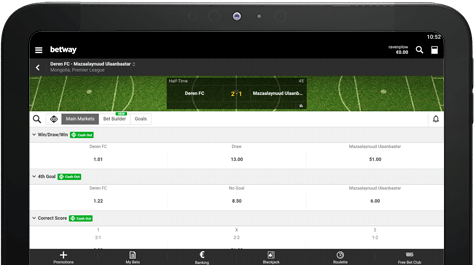 Klađenje uživo betway